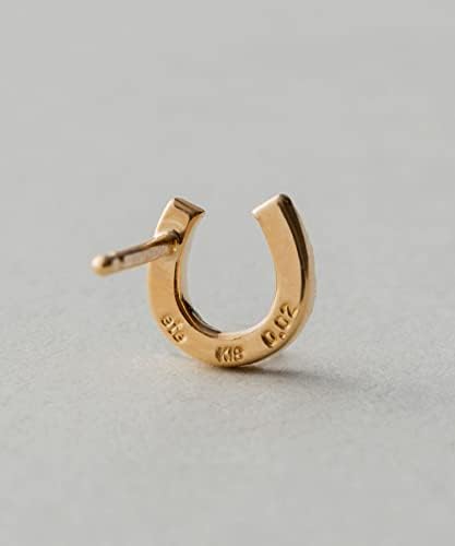 Amazon | (エテ) ete K18YG ホースシュー ダイヤモンド ピアス 270847